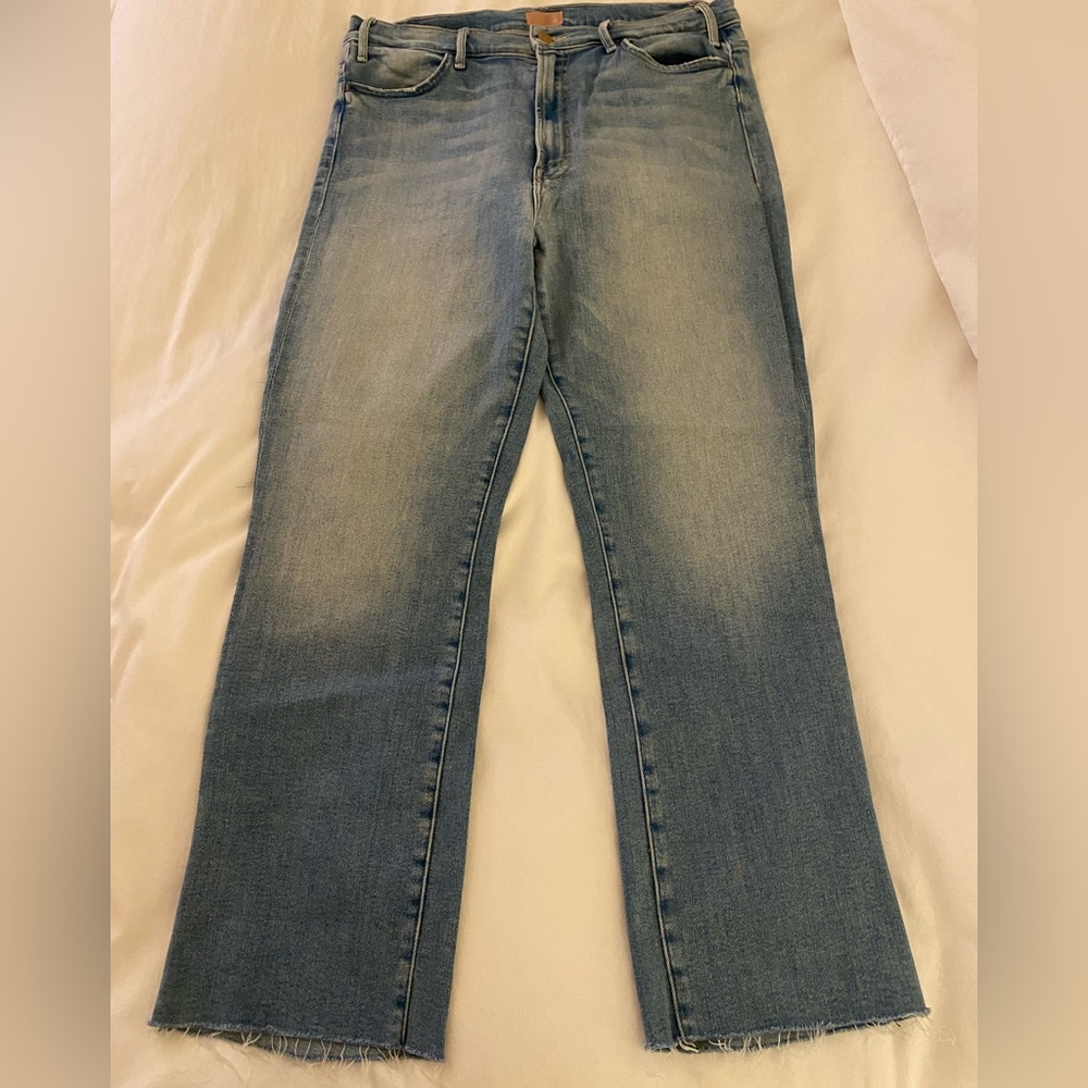 MOTHER The Hustler Ankle Fray jeans, size 34